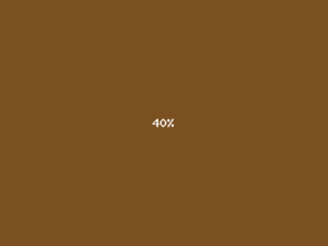 40% ブラウン