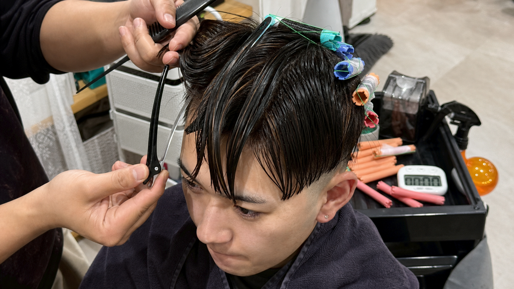 ロッド巻きの手元